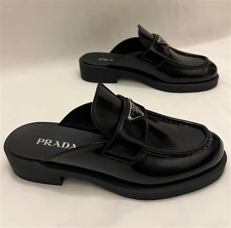 prada mule loafer|prada loafers heels.